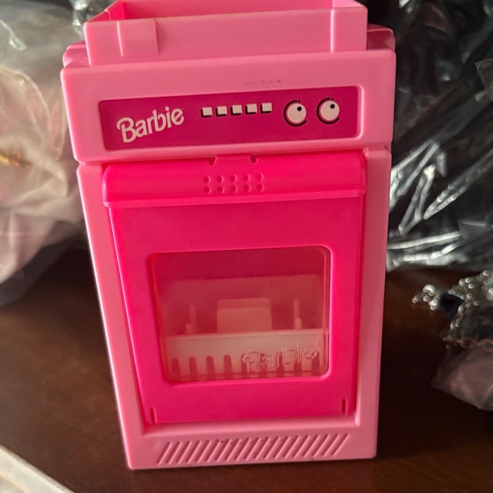 Barbie Two-Tone Hot Pink dishwasher doll house furniture toy 1994